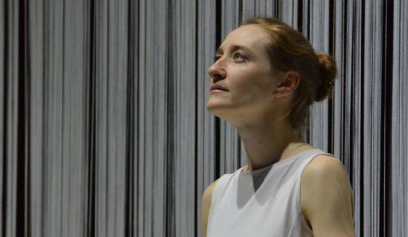 Foto dell'attrice Leda Kreider in scena