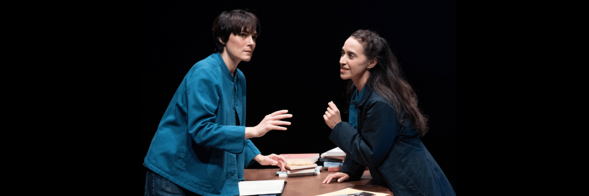 Immagina che fonde le teste delle due attrici Valeria Solarino e Silvia Gallerano 